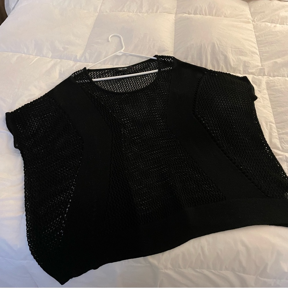 Fab’rik Open Knit Sweater Top
